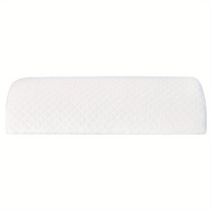 1 Pc Orthopedic Memory Foam Neck Pillow - Ergonomic Contour Design for Side Sleepers, Pain Relief, Washable Cover - Hiccupzz