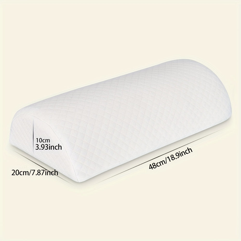 1 Pc Orthopedic Memory Foam Neck Pillow - Ergonomic Contour Design for Side Sleepers, Pain Relief, Washable Cover - Hiccupzz