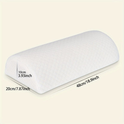 1 Pc Orthopedic Memory Foam Neck Pillow - Ergonomic Contour Design for Side Sleepers, Pain Relief, Washable Cover - Hiccupzz