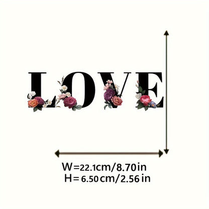 1 Pc Personalized Iron-On Love Stickers for Clothing, T-Shirts, and More - Hiccupzz