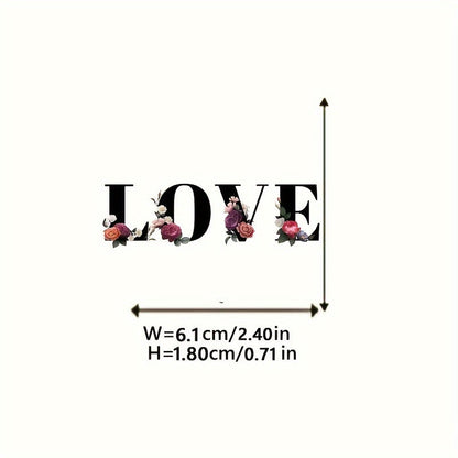1 Pc Personalized Iron-On Love Stickers for Clothing, T-Shirts, and More - Hiccupzz