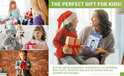 1 Pc Portable Microscope - Explore Nature's Wonders, Ideal Educational Gift & School Supply - Hiccupzz