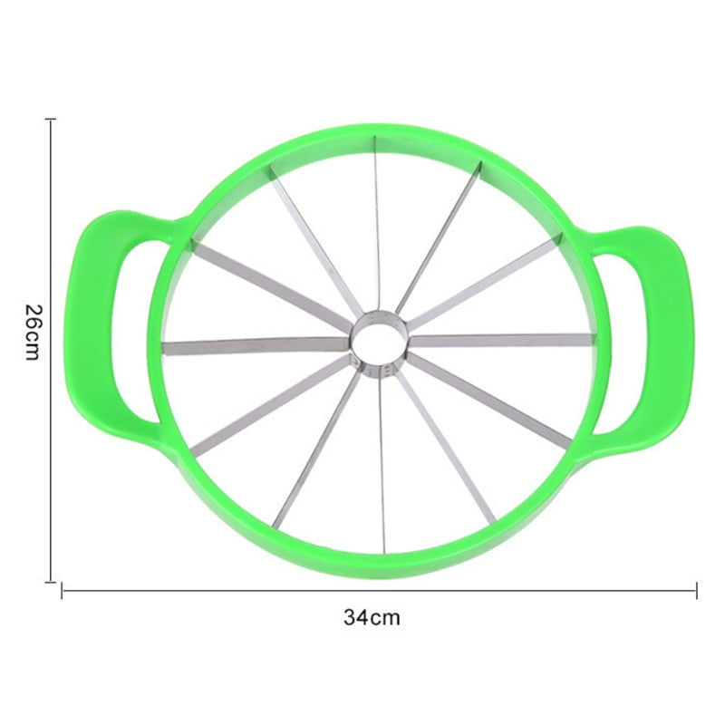 1 Pc Stainless Steel Large Size Watermelon Slicer Cutter - Hiccupzz