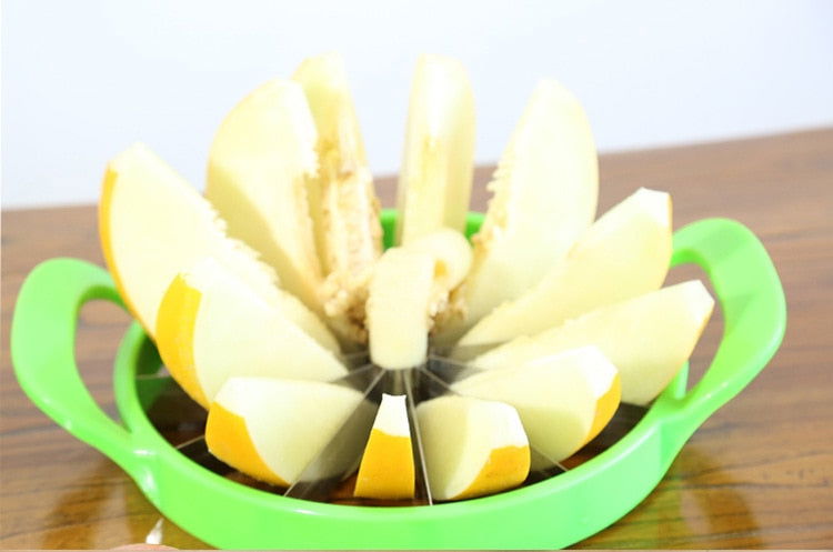 1 Pc Stainless Steel Large Size Watermelon Slicer Cutter - Hiccupzz