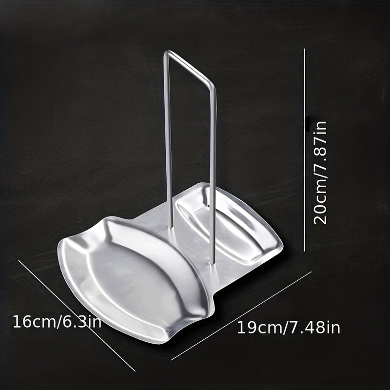 1 Pc Stainless Steel Pot Lid Rack with Drain Tray and Removable Shelf - Easy Pot Cover Storage and Drainage - Kitchen Accessory - Hiccupzz