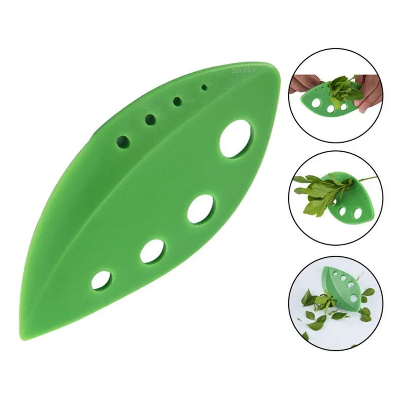 1 Pc Vegetable Herb Eliminator Kale Oregano Parsley Cilantro Stripper Looseleaf Comb Household Gadgets Portable Kitchen Tools - Hiccupzz