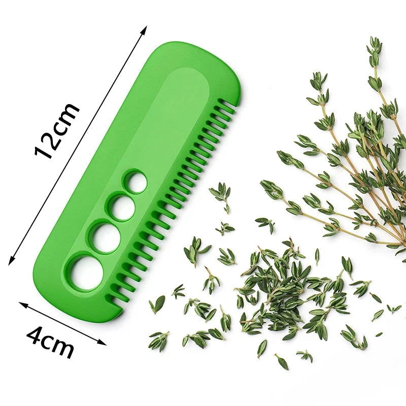 1 Pc Vegetable Herb Eliminator Kale Oregano Parsley Cilantro Stripper Looseleaf Comb Household Gadgets Portable Kitchen Tools - Hiccupzz