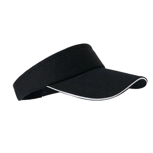 1 Pcs Empty Top Hat Solid Color Men Women Outdoor Sports Tennis Sun Protection Visor Running Golf Hat - Hiccupzz