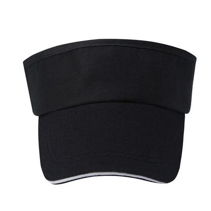 1 Pcs Empty Top Hat Solid Color Men Women Outdoor Sports Tennis Sun Protection Visor Running Golf Hat - Hiccupzz