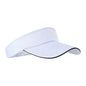 1 Pcs Empty Top Hat Solid Color Men Women Outdoor Sports Tennis Sun Protection Visor Running Golf Hat - Hiccupzz