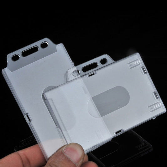 1 Pcs Plastic ID Card Badge Holder Student Staff Work ID Holder for Business Exhibition Office Supplies Nurse Accessories - Hiccupzz