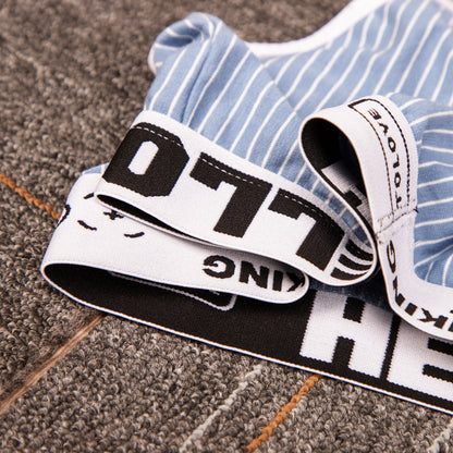 Striped Cotton Triangle Men's Briefs Low Waist Breathable Men's Underwear Briefs - Hiccupzz