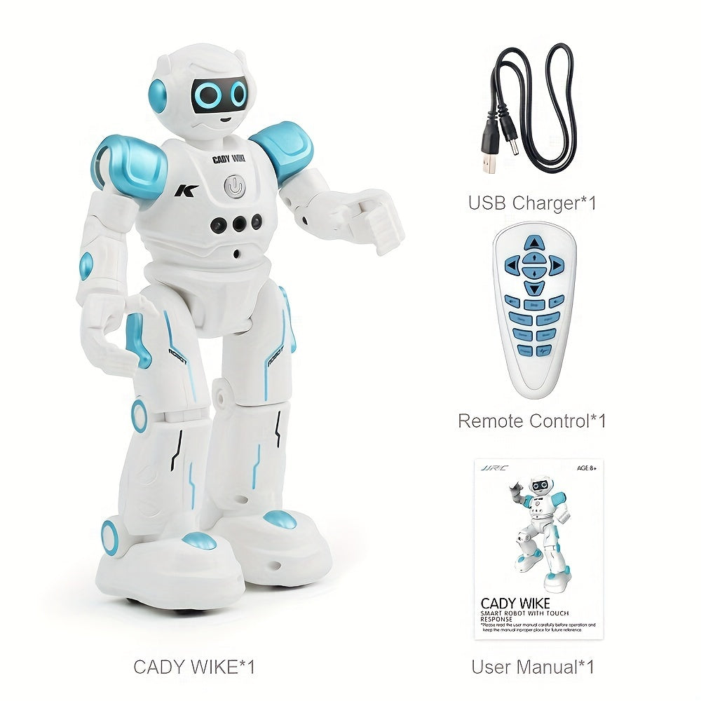 RC Robot Toys for Kids - Remote Control Gesture-Sensing, Programmable Dancing, Walking, Singing Intelligent Robot, Rechargeable, for 8+ Years