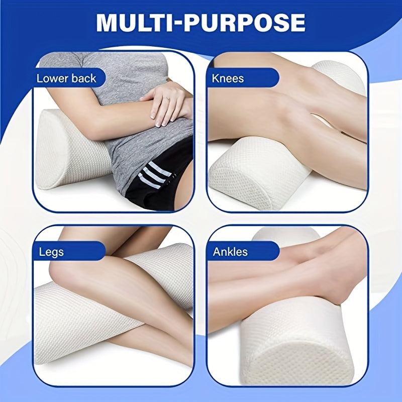 1 Pc Orthopedic Memory Foam Neck Pillow - Ergonomic Contour Design for Side Sleepers, Pain Relief, Washable Cover