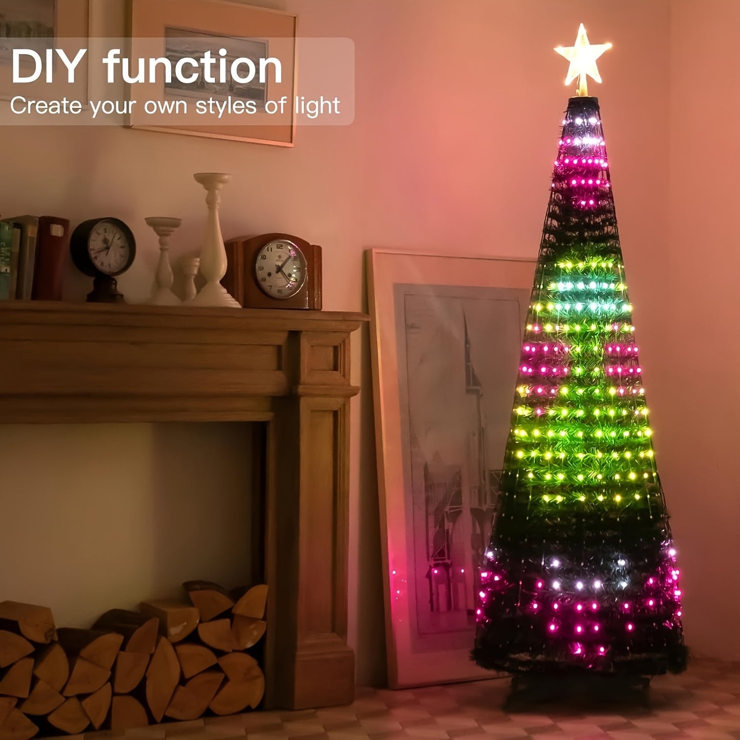 6 Ft (1.8m) Intelligent Christmas Tree Lamp