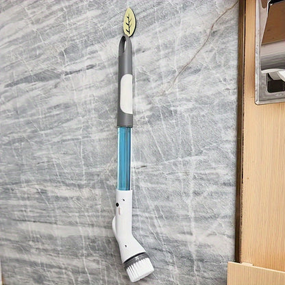 Cordless Electric Spin Scrubber with 2/5/6 Replaceable Brush Heads for Bathroom, Kitchen, and More - Hiccupzz
