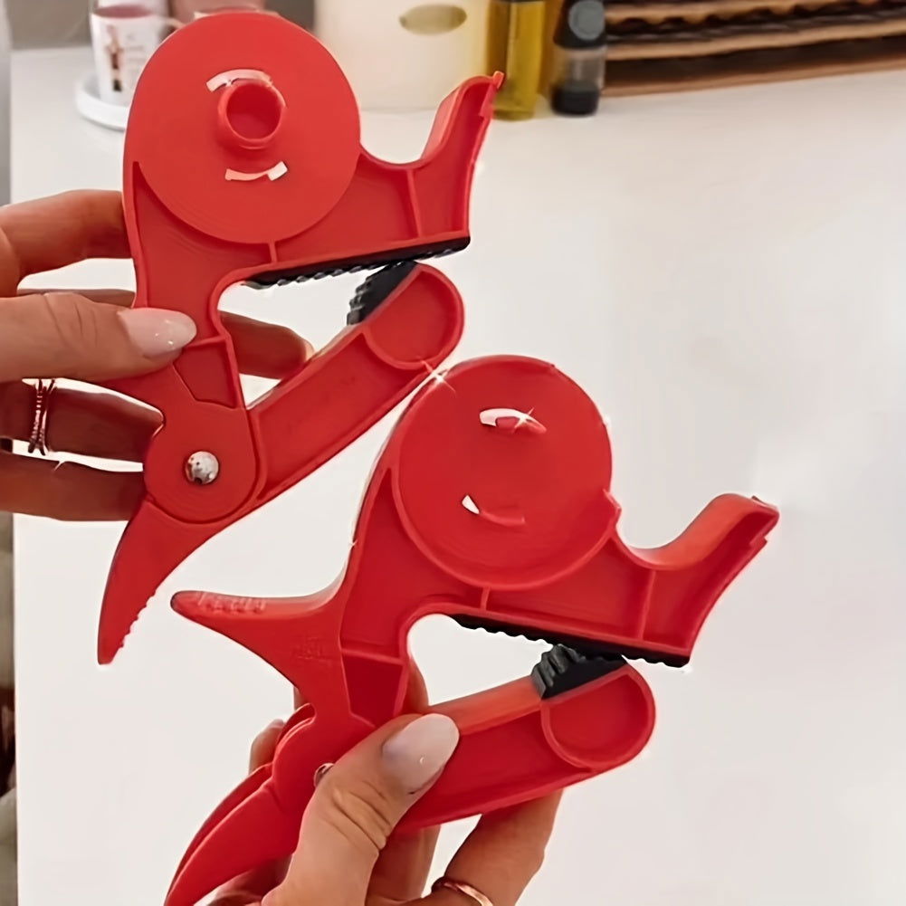2-Pack Plastic Wrapping Paper Cutter Tool, Gift Packaging Tape Dispenser Office Artifact for Gift Wrapping - Hiccupzz