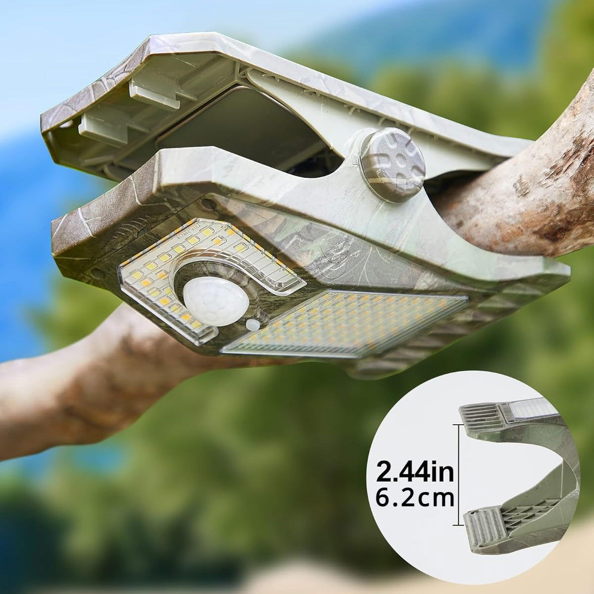 2-Pack Solar Powered & USB Rechargeable Camping Lights, 118 LEDs, 1000LM High Brightness, Waterproof Portable Solar Emergency Lights for Tent RV Power Outage - Hiccupzz