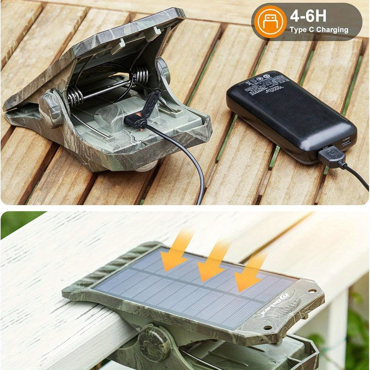 2-Pack Solar Powered & USB Rechargeable Camping Lights, 118 LEDs, 1000LM High Brightness, Waterproof Portable Solar Emergency Lights for Tent RV Power Outage - Hiccupzz