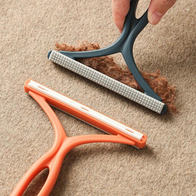 2-in-1 Double-Sided Pet Hair & Lint Remover – Fabric Shaver and Scraper for Clothes and Carpets - Hiccupzz