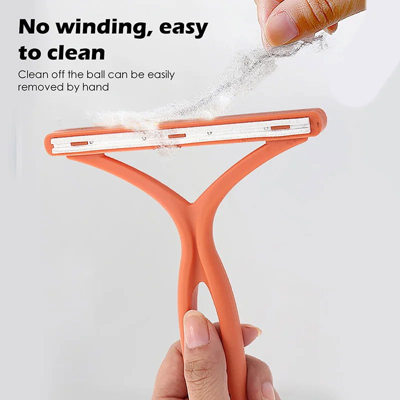 2-in-1 Double-Sided Pet Hair & Lint Remover – Fabric Shaver and Scraper for Clothes and Carpets - Hiccupzz