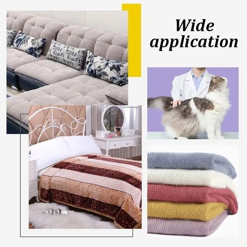 2-in-1 Double-Sided Pet Hair & Lint Remover – Fabric Shaver and Scraper for Clothes and Carpets - Hiccupzz