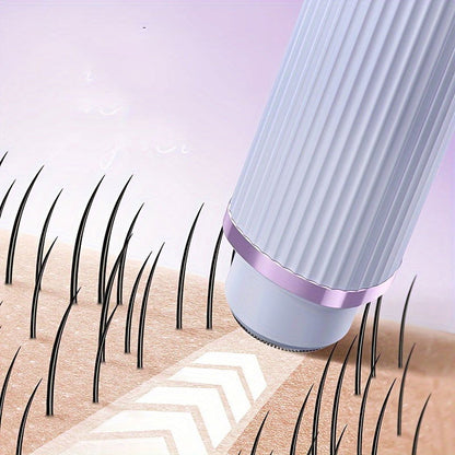 2-in-1 Rechargeable Women's Electric Shaver & Epilator – Wet & Dry Bikini Trimmer for Face, Legs, Underarms, Eyebrows, and Pubic Hair - Hiccupzz