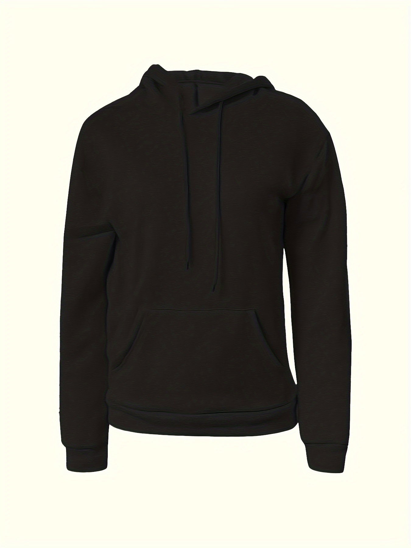 2-pack Women's Solid Drawstring Hoodies, Long Sleeve Kangaroo Pocket Sweatshirt for Fall & Winter - Hiccupzz