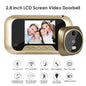 2.8 Inch Infrared Night Vision Camera Video Intelligent Electronic Peephole Visual Peephole Doorbell - Hiccupzz