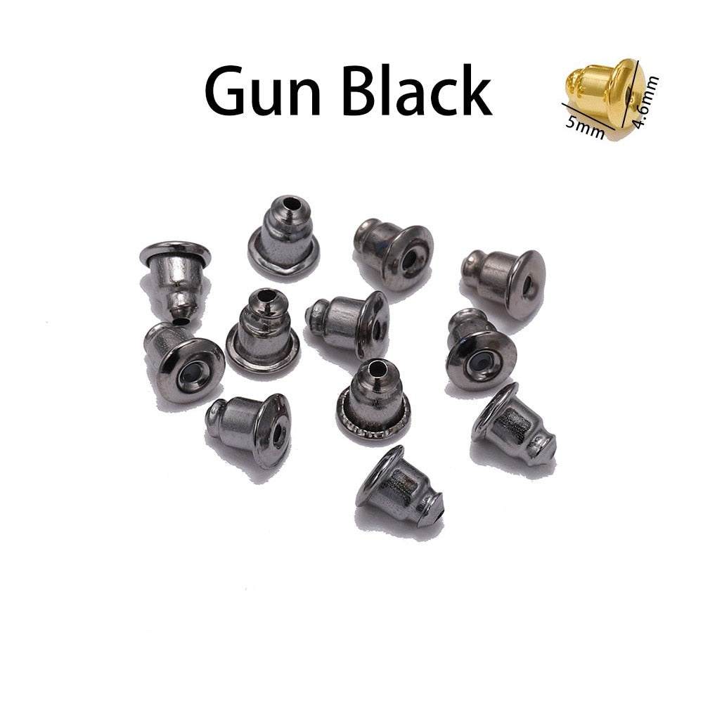 200-2000 Pcs Soft Silicone Rubber Earring Back Stoppers for Stud Earrings - Hiccupzz