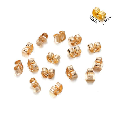 200-2000 Pcs Soft Silicone Rubber Earring Back Stoppers for Stud Earrings - Hiccupzz