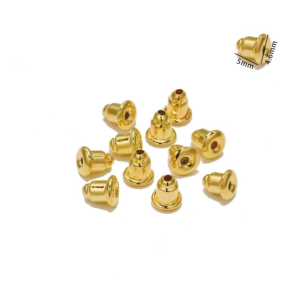200-2000 Pcs Soft Silicone Rubber Earring Back Stoppers for Stud Earrings - Hiccupzz