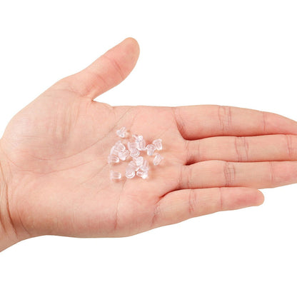200-2000 Pcs Soft Silicone Rubber Earring Back Stoppers for Stud Earrings - Hiccupzz