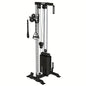 200lb Weight Stack Cable Crossover Machine - Wall-Mounted Dual Pulley System with 27 Positions & Pull-Down Station - Hiccupzz