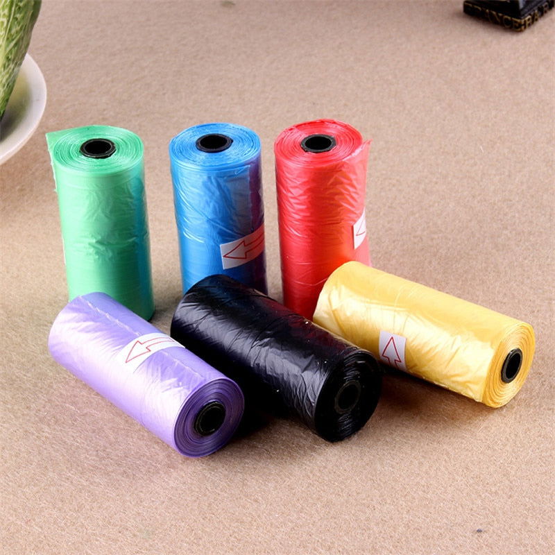 200pcs/10Rolls Pet Poop Bags Dog Cat Eco-Friendly Waste Pick Up Clean Bag Pet Accessories - Hiccupzz