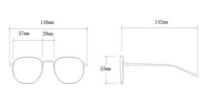 Colorful glitter sunglasses retro sunglasses - Hiccupzz