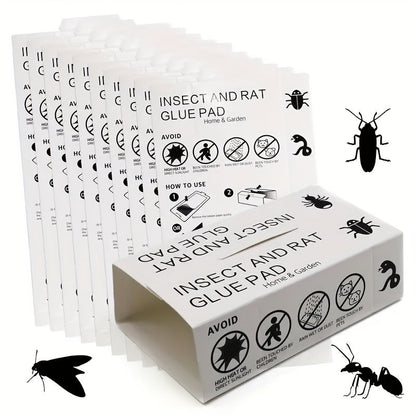 20 Pcs Sticky Mouse & Insect Traps – Non-Toxic Pest Control for Indoor & Outdoor Use - Hiccupzz