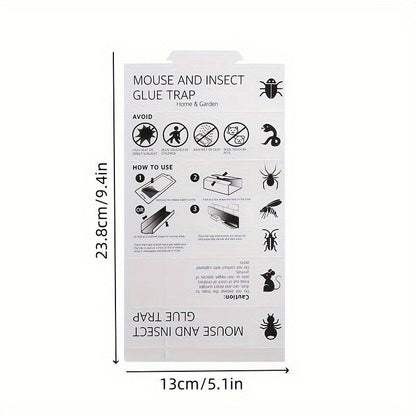 20 Pcs Sticky Mouse & Insect Traps – Non-Toxic Pest Control for Indoor & Outdoor Use - Hiccupzz