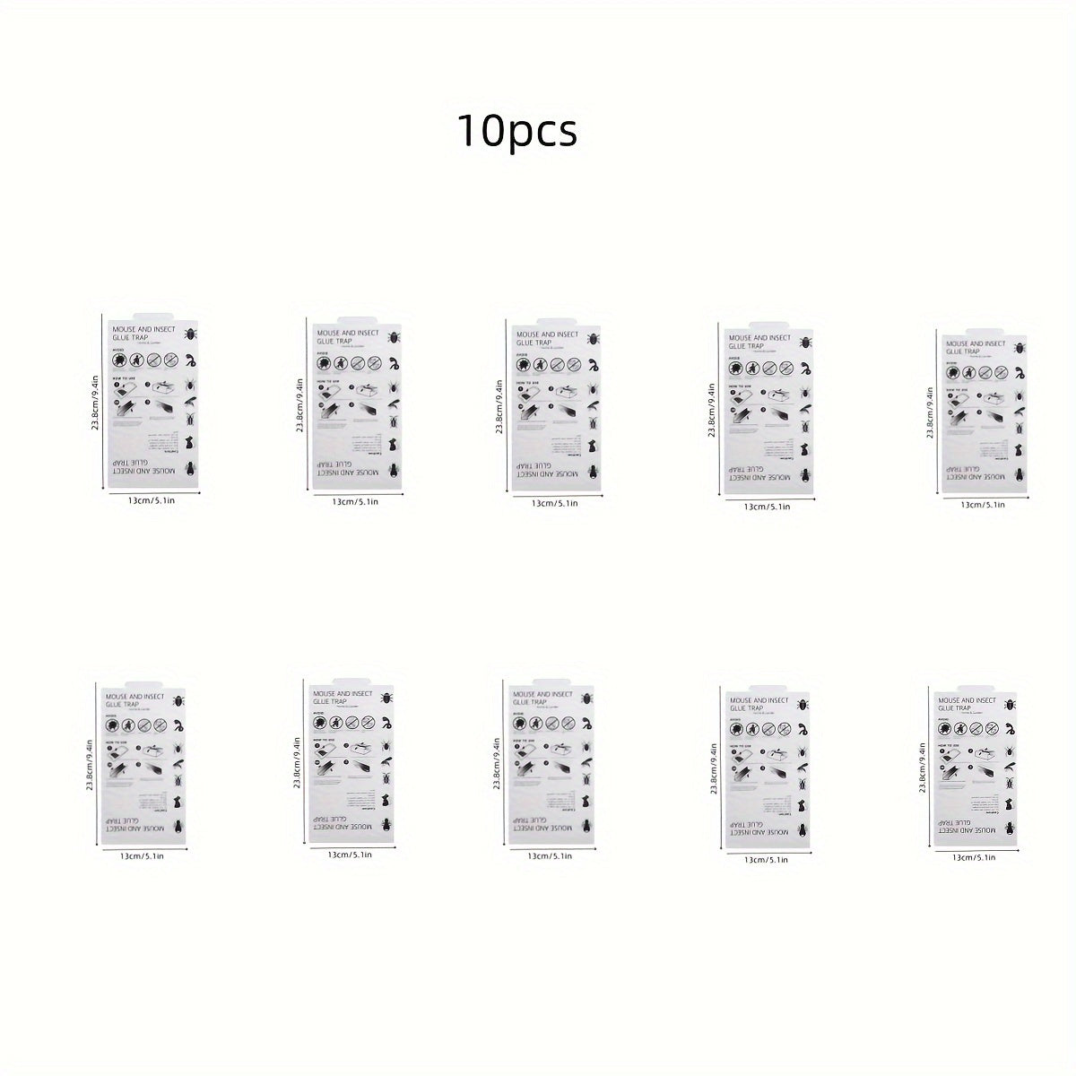 20 Pcs Sticky Mouse & Insect Traps – Non-Toxic Pest Control for Indoor & Outdoor Use - Hiccupzz