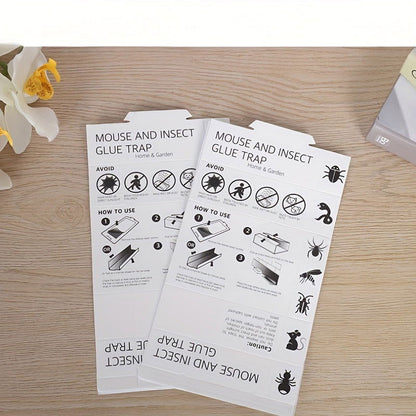 20 Pcs Sticky Mouse & Insect Traps – Non-Toxic Pest Control for Indoor & Outdoor Use - Hiccupzz