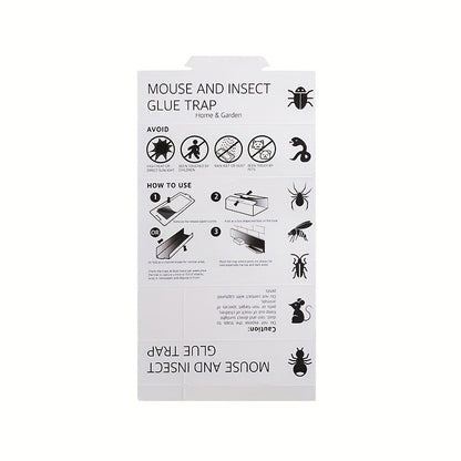 20 Pcs Sticky Mouse & Insect Traps – Non-Toxic Pest Control for Indoor & Outdoor Use - Hiccupzz