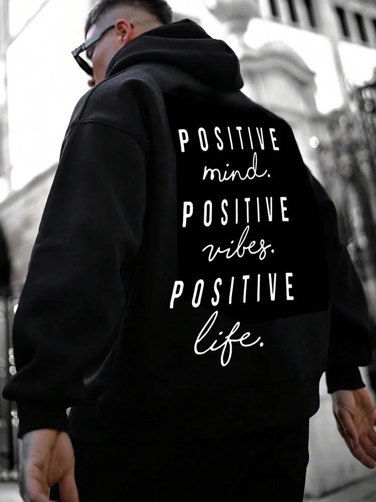 Autumn and Winter Fashion English Letter Printed Hoodie  Cot