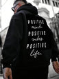 Autumn and Winter Fashion English Letter Printed Hoodie  Cot