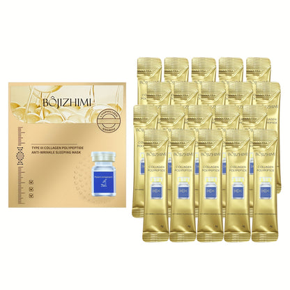 Type III Collagen Polypeptide Anti-Wrinkle Sleeping Mask – Enhances Skin Firmness and Hydration - Hiccupzz