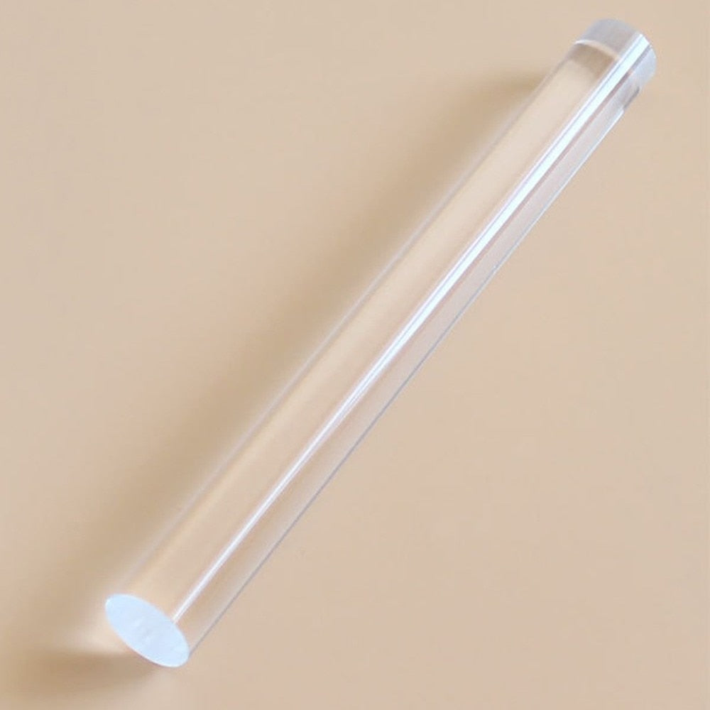 20cm Solid Clay Acrylic Rolling Pin Slime Roller - Hiccupzz