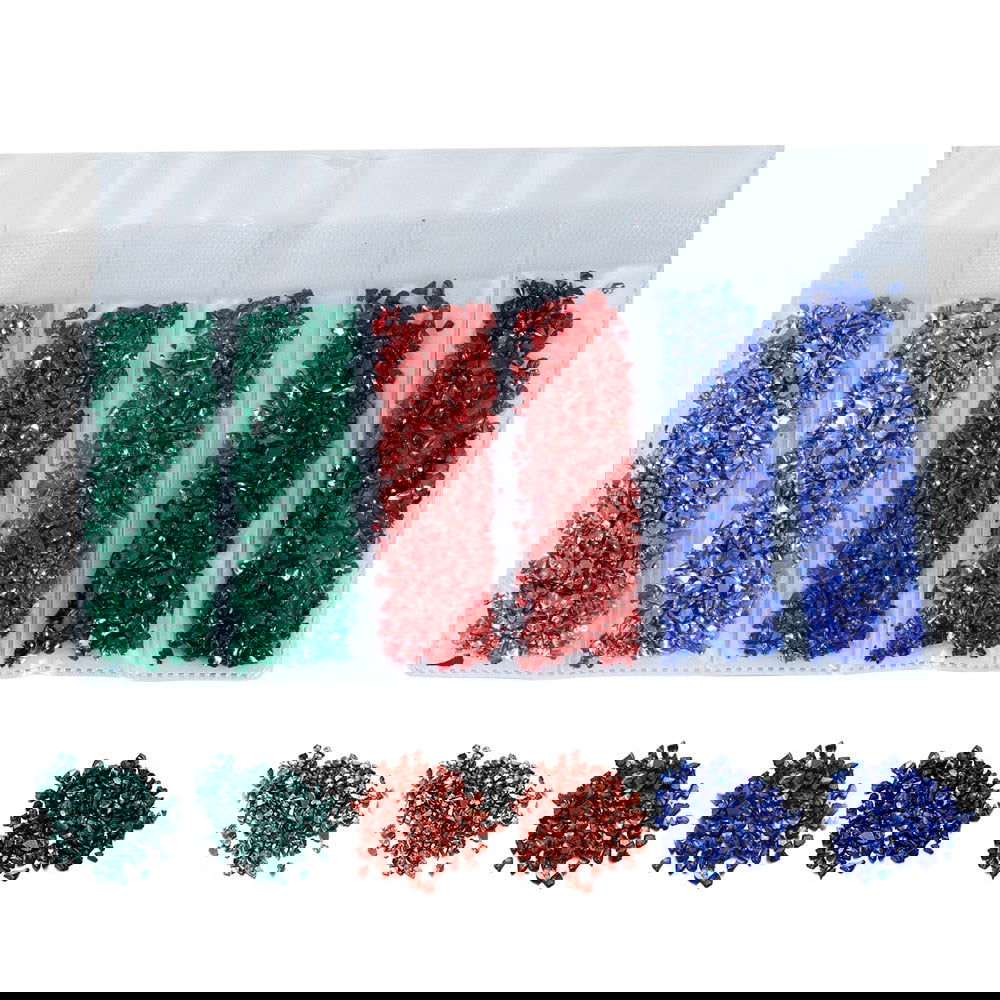 20g/lot Multi-color Mixing Nail Art Crushed Glass Nail Stones - Hiccupzz