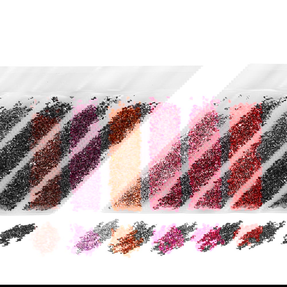 20g/lot Multi-color Mixing Nail Art Crushed Glass Nail Stones - Hiccupzz
