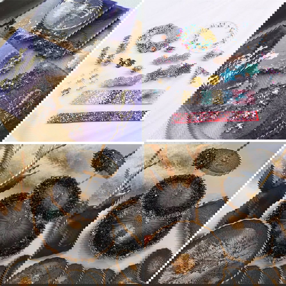 20g/lot Multi-color Mixing Nail Art Crushed Glass Nail Stones - Hiccupzz