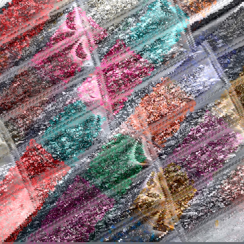 20g/lot Multi-color Mixing Nail Art Crushed Glass Nail Stones - Hiccupzz