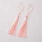 20pcs 80mm Bookmarks Hanging Rope Silk Tassel For Craft DIY Key Chain, Earring Hooks, Pendant, Jewelry Making - Hiccupzz